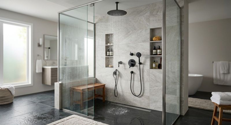 Shower Enlargement in Clarksville, IN